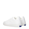 Burberry White Leather Low Top Sneakers