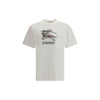 Burberry Cream Cotton T-Shirt