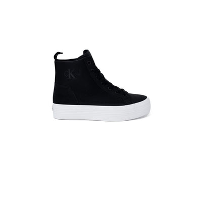 Calvin Klein Jeans Black Artificial Leather High Top Sneakers