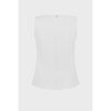 19V69 Italia White Viscose Tank Tops