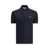 Brunello Cucinelli Blue Cotton Polo Shirt