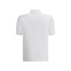 Brunello Cucinelli White Cotton Polo Shirt