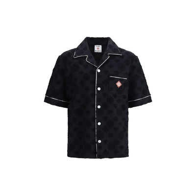 Casablanca Black Cotton Shortsleeve Shirt