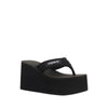 Coperni Black Polyamide Platform Sandals