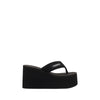 Coperni Black Polyamide Platform Sandals