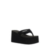Coperni Black Polyamide Platform Sandals