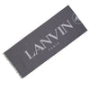 Lanvin Gray Silk Scarf