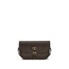 Valentino Garavani Brown Calf Leather Bos Taurus Shoulder Bag