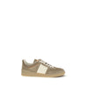 Valentino Garavani Beige Calf Leather Bos Taurus Low Top Sneakers