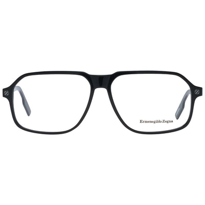 Ermenegildo Zegna Black Plastic Glasses (Frames)