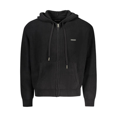 Guess Jeans Black Organic Cotton Men's Cardigan