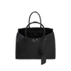Valentino Garavani Black Calfskin Tote Bag
