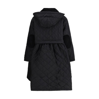 Barbour Black Polyester Coat