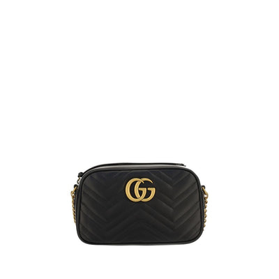 Gucci Black Calf Leather Bos Taurus Shoulder Bag