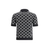 Gucci Black Wool Pattern Shirt