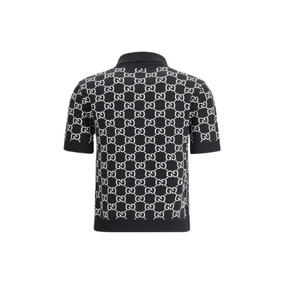 Gucci Black Wool Pattern Shirt