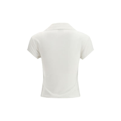 Courrèges White Cotton Polo Shirt