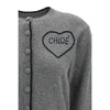 Chloé Gray Wool Cardigan