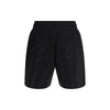Casablanca Black Cotton Bermuda Shorts