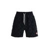 Casablanca Black Cotton Bermuda Shorts