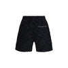 Casablanca Black Cotton Bermuda Shorts