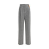 Forte_Forte Multicolor Fleece Wool Casual Pants