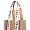 Chloé Beige Linen Tote Bag