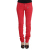 Costume National Multicolor Cotton Skinny Jeans