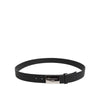 Dolce & Gabbana Black Calfskin Regular Belt