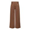 Jacqueline De Yong Brown Viscose Casual Pants