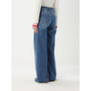 Liu Jo Blue Cotton Flared Jeans