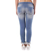 Met Blue Cotton Skinny Jeans
