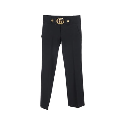 Gucci Black Viscose Dress Pants