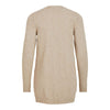 Vila Clothes Beige Viscose Cardigan