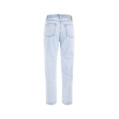Yes Zee Light Blue Cotton Boyfriend Jeans