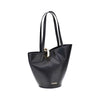 Jacquemus Black Calf Leather Bos Taurus Shoulder Bag