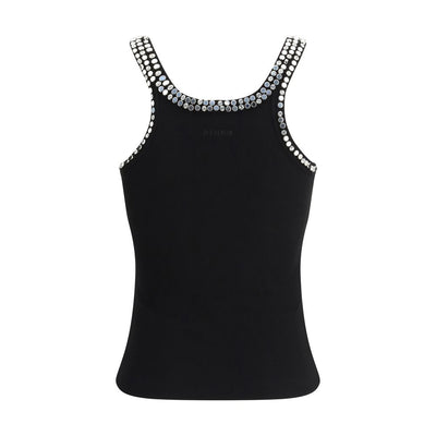 PINKO Black Cotton Top