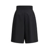 Valentino Black Wool Bermuda Shorts