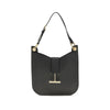 Tom Ford Black Calf Leather Bos Taurus Shoulder Bag