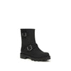 Jimmy Choo Black Polyurethane Rain Boots