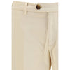 Brunello Cucinelli Cream Cotton Pants