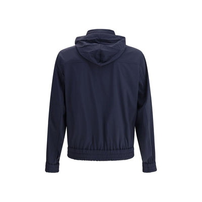Brunello Cucinelli Blue Polyamide Shell Jacket