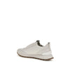 Brunello Cucinelli Gray Cotton Athletic Sneakers