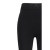 Marine Serre Black Viscose Leggings