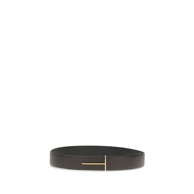 Tom Ford Brown Calf Leather Bos Taurus Regular Belt