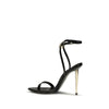 Tom Ford Black Goatskin Stiletto Heel Sandals