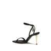 Tom Ford Black Goatskin Stiletto Heel Sandals
