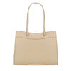 Michael Kors Beige Leather Tote Bag