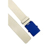 Borbonese White Leather Men Belt