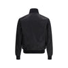 Prada Black Fleece Wool Bomber